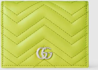 Gucci GG Marmont Small Wallet, Green, Leather