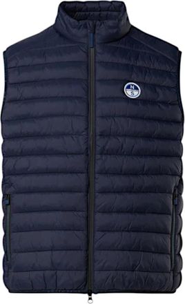 North Sails Ultralichte Nylon Mouwloze Jas - Heren - Bodywarmers - Blauw - 2XL - Nylon - Jassen