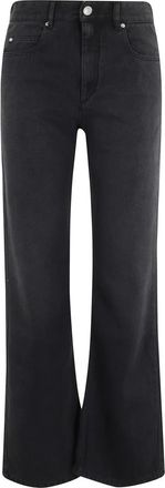 Isabel Marant Jeans, Dames, Zwart, 2Xs, Belvira Bootcut Jeans
