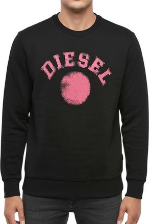 Diesel Black Crew Neck Sweatshirt
