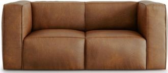 CXL by Christian Lacroix 2-Sitzer Designer Ledersofa Muse - Marron