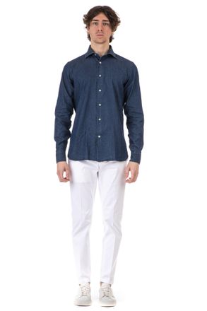 Borriello Dark Wash Denim Shirt
