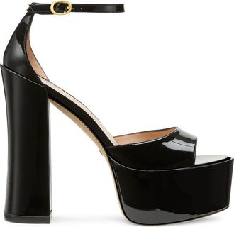 Stuart Weitzman Platform Sandal in Black at Nordstrom Rack, Size 12