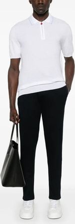 Kiton Womens Textured Polo Shirt Ss25 M