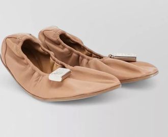 Maison Margiela leather ballerina flats