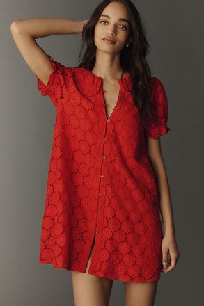 Pilcro Keira Lace Mini Dress by Pilcro