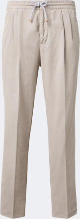 Brunello Cucinelli Pantalones tapered de algod&oacute;n