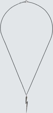 Ileana Makri Thunder 18kt white gold (750/1000) necklace with diamonds