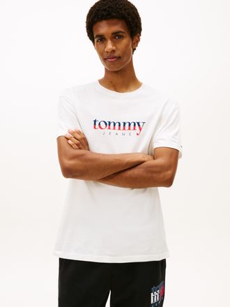 Tommy Jeans T-Shirt »aus Jersey mit Logo«