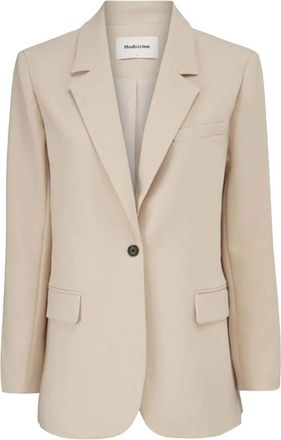 Modstr&ouml;m Gale Blazer - Dames - Blazers - Beige - M - Polyester - Jassen
