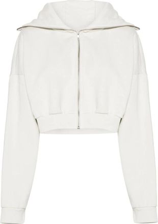 Entire studios Entire Studios, Hoodies & sweatvesten, Dames, Beige, L, Stijlvol Jack met Rits