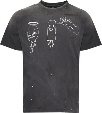 Saint Mxxxxxx T-shirt con stampa - Nero