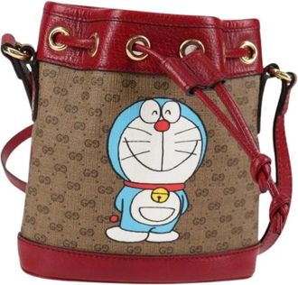 Gucci Pre-owned Canvas gucci-bags - Dames - Vintage Tas - Veelkleurig - ONE Size - Leer - Vintage