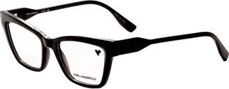 Karl Lagerfeld Womens 53mm Black Opticals