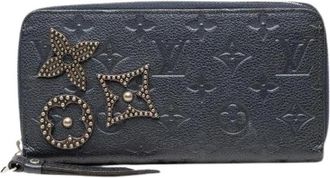 Louis Vuitton Pre-owned Canvas Portemonnee - Dames - Vintage Accessoires - Blauw - ONE Size - Vintage