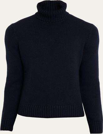 Loro Piana Mens Parksville Baby Cashmere Knit Turtleneck Sweater