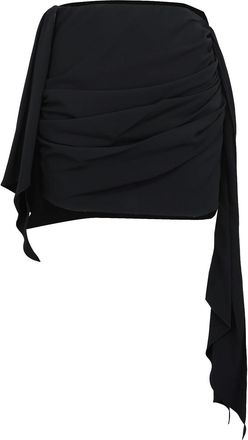 The Attico Mini Skirt Black
