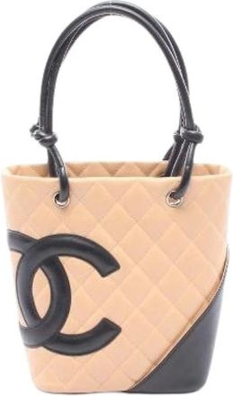 Chanel Pre-owned Cambon Line Small Tote Bag - Pre-owned - Mujer - Beige - ONE SIZE