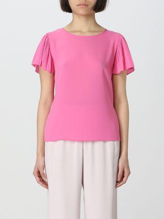 Liu Jo Plisse Korte Mouwen Blouse