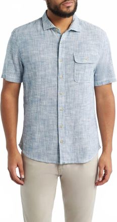 Johnnie-O Ennis Hangin Out Button Down Shirt In Indigo
