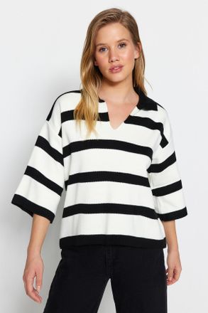 Trendyol Vrouwen Polo nek Off-shoulder Trui