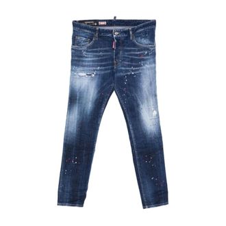 Dsquared2 Slim-fit Jeans, male, Blue, Size: M Slim-fit Jeans