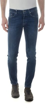 Daniele Alessandrini Skinny Jeans - Heren - Skinny Jeans - Blauw - W28 - Katoen - Jeans