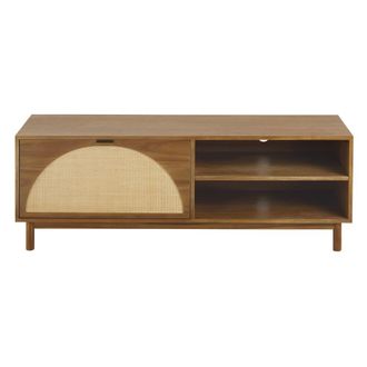 Maisons du monde Mueble de TV vintage de fibras vegetales