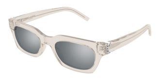 Saint Laurent SL M175 004 Womens Sunglasses Brown Size 52 - Free RX Lenses - Free RX Lenses