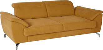 Sit&more 2,5-Sitzer »Percy« 12 cm Fusshöhe, Sitztiefenverstellung, wahlweise Kopfteilverstellung