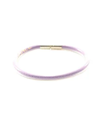 Chanel Logo Tube Bangle Bracelet (Authentic Pre-Loved)