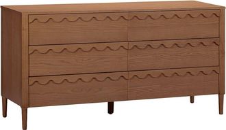 TOV Furniture Tov Furniture Oodle Walnut 6-Drawer Dresser
