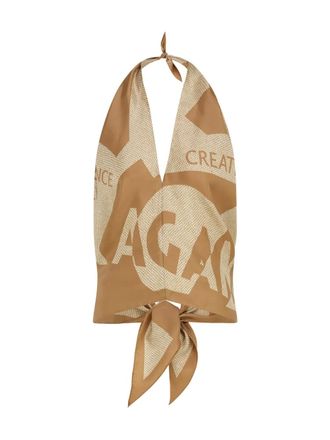 Ferragamo Venna-print silk scarf - Neutrals