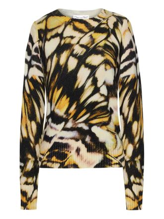 Oscar De La Renta printed jumper - Black