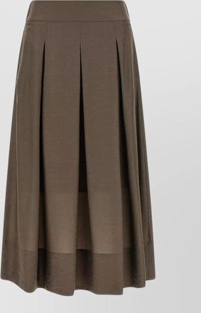 PESERICO pleated skirt