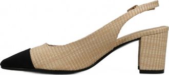 Vaneli Womens Jala Slingback Pump Heel Shoes In Beige