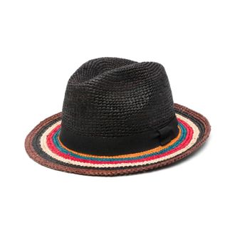 Paul Smith Hats, male, Black, Size: M Black Teardrop Crown Hat