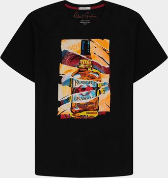 Robert Graham Mens Whiskey Wisdom Graphic T-Shirt
