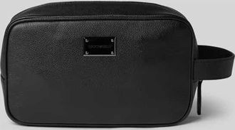 Emporio Armani Kulturtasche in Leder-Optik in Black, Größe 1