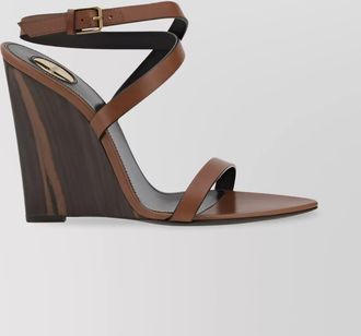 Saint Laurent leather high-heel sandals