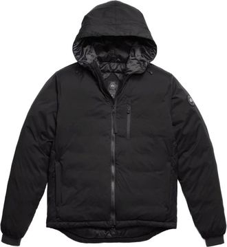 Canada Goose Winter Jackets, male, Black, 2XL, Lodge Hooded Jacket in Black
