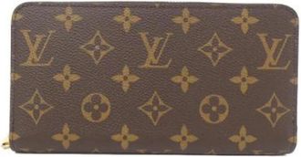 Louis Vuitton Pre-owned Monogram Long Wallet - Dames - Vintage Accessoires - Bruin - ONE Size - Vintage