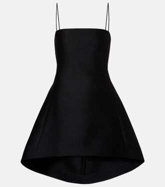 Balenciaga Wool and silk minidress