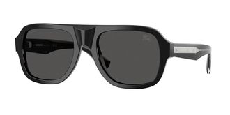 Burberry BE4478F Asian Fit 420687 Mens Sunglasses Black Size 55