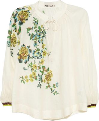 Alemais Phyllis Floral-print Blouse