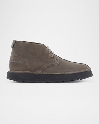 Giorgio Armani Men & apos;s Suede Chukka Boots