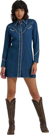 Wrangler Mujer, Vestidos, Azul, Talla: M