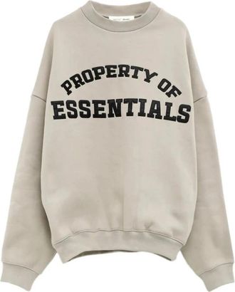 Fear of God Property Lounge Crewneck - Heren - Sweatshirts - Grijs - S - Katoen - Hoodies & sweatvesten