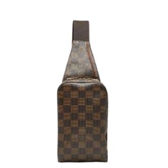 Louis Vuitton Pre-owned Damier Geronimos Heuptas - Heren - Pre-owned - Bruin - Maat: ONE Size Leer