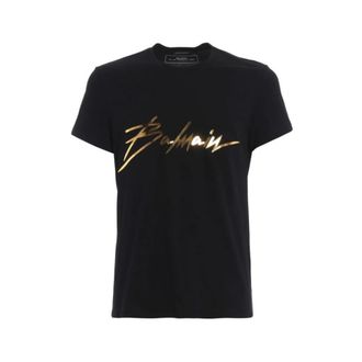 Balmain T-Shirt - male - Balmain - T-Shirts - Black - M - Tops
